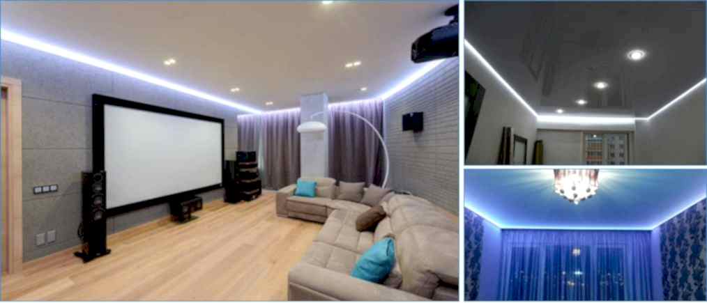 Парящий не дорогой потолок