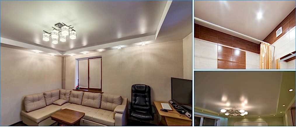 Сатиновые потолки