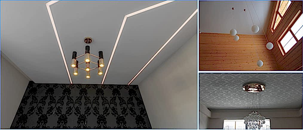 Тканевый натяжной потолок вымского качества