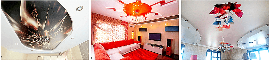 Все выполненные работы по установке натяжных потолков